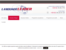 Tablet Screenshot of language-leader.eu